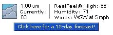 Boca Raton Florida Weather Report