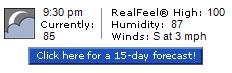 Lake Worth Florida Weather Report