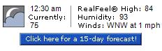 McMinnville Tennessee Cumberland Weather Report