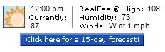 Baxter Tennessee Cumberland Weather Report