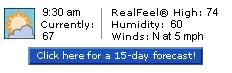 Pinecrest Lake, Pennsylvania 15 Day forecast
