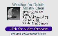 Click for Duluth Forecast