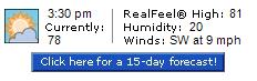 Mammoth Mountain weather