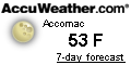 weather near Folly Creek Landing boat ramp