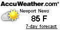 weather near Denbigh Park Boat Ramp Virginia
