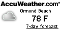 weather forecast and radar near the cassen park ormond beach florida